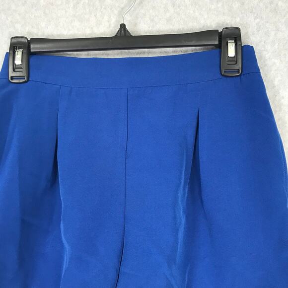 Sincerely Jules Shorts Medium Blue Pleated Corp Career Preppy Academia Dressy‎ - Picture 2 of 10